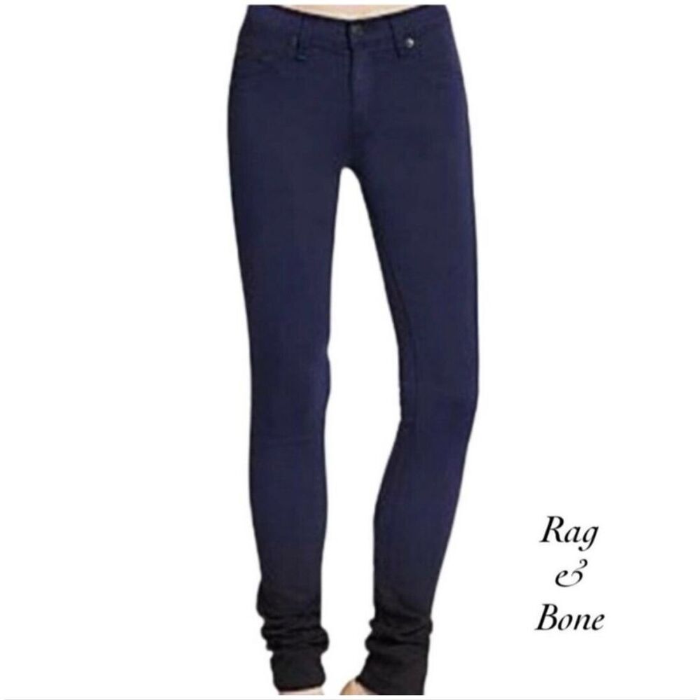 Rag & Bone/Jean Legging Navy Ombré Jeans Sz 27